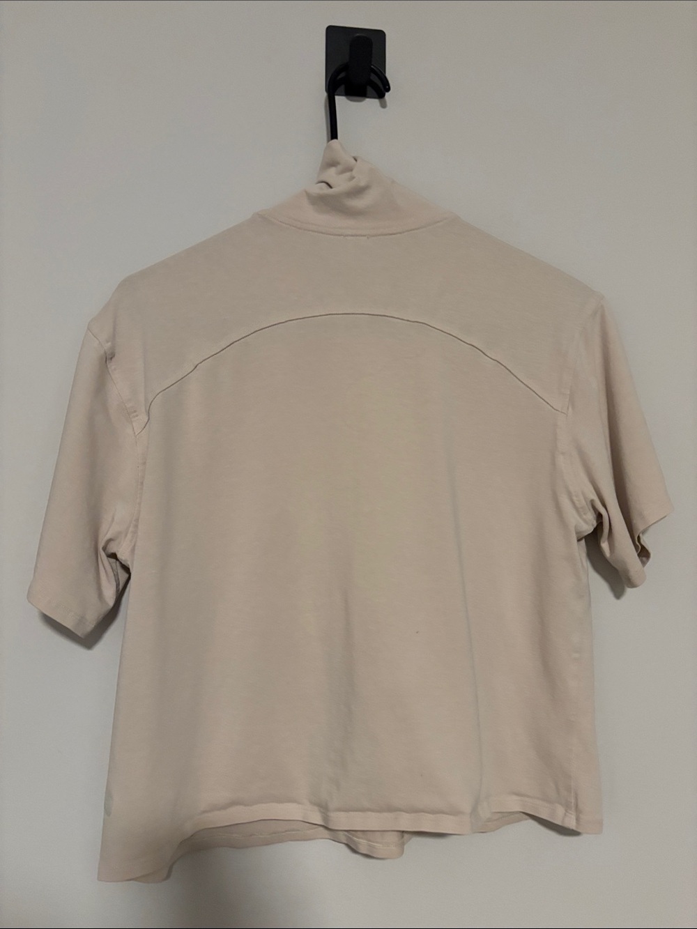 Lululemon Relaxed-Fit Cotton-Blend Turtleneck T-Shirt size 8 - Picture 3 of 5